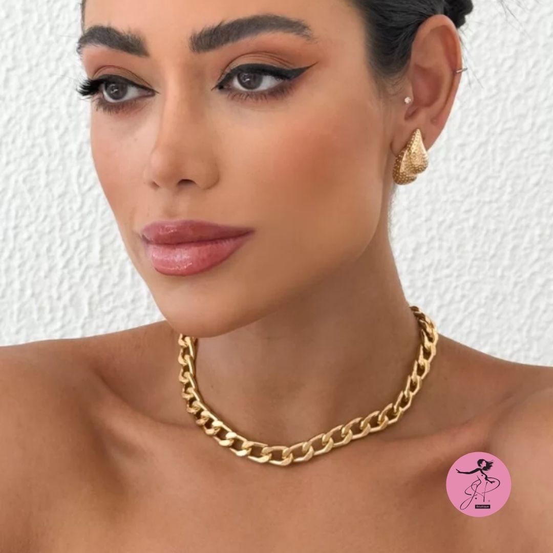 Colar folheado a ouro 18k Bia
