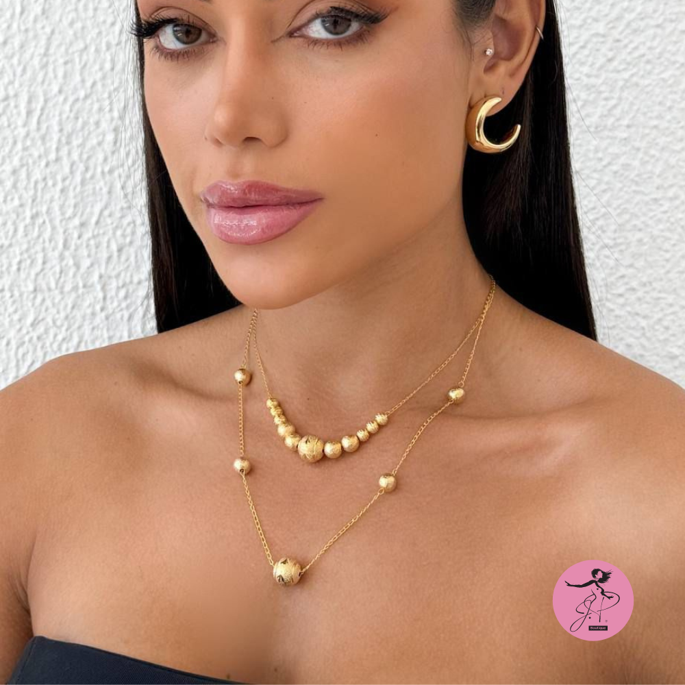 Colar folheado a ouro Sis 18k