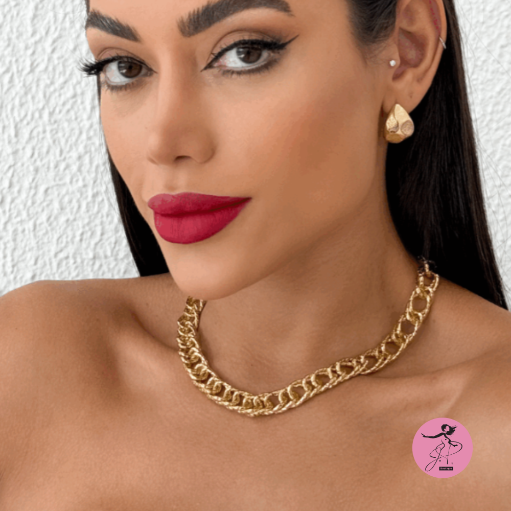 Colar folheado a ouro 18k mary