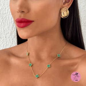 Colar Inspiração Virginia folheado a Ouro 18k Branco (cópia)