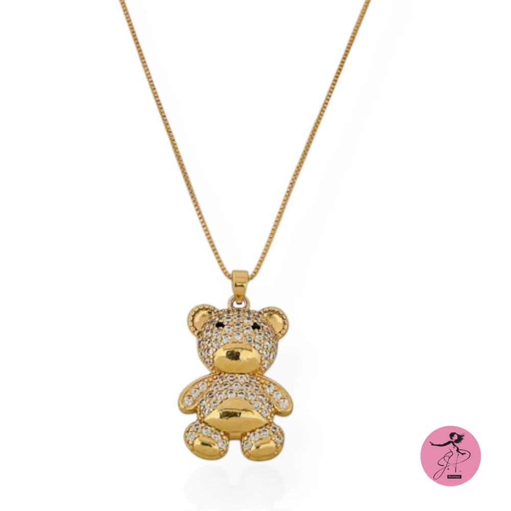Colar Duplo folheado a Ouro 18k teddy